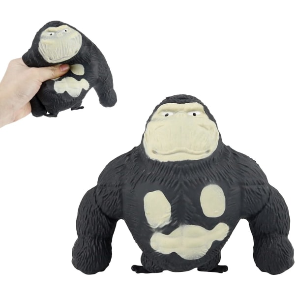 Squeeze Toy, 12,5 cm lång Gorilla Toy är bekväm att ta på,