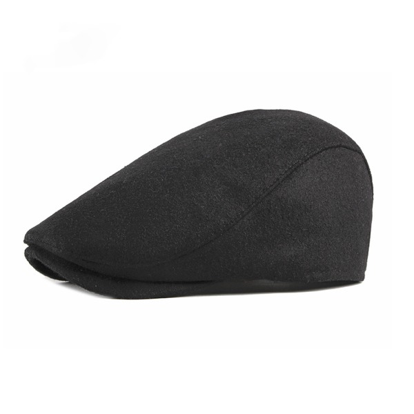 Klassisk brittisk platt hatt för dam/herr, enkel retro Mon-kostym DXGHC