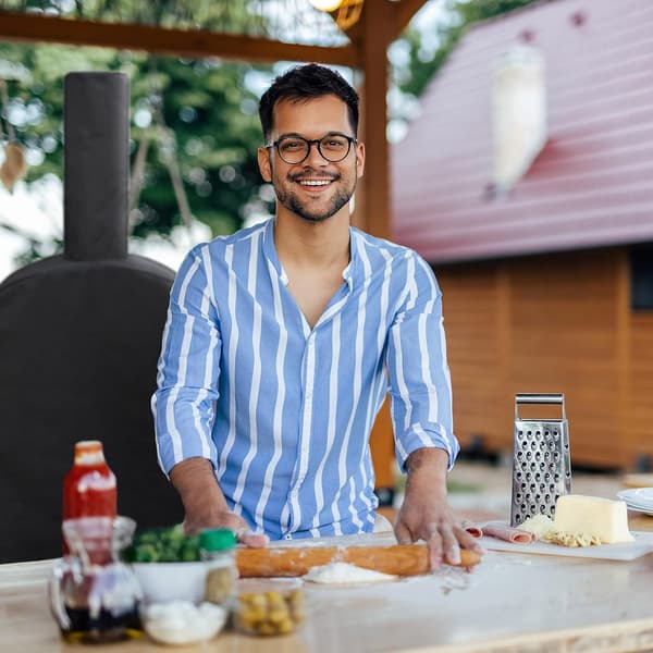 Premium Universal Pizzaovn Deksel, 165cm - Solid, Motstandsdyktig & Vanntett