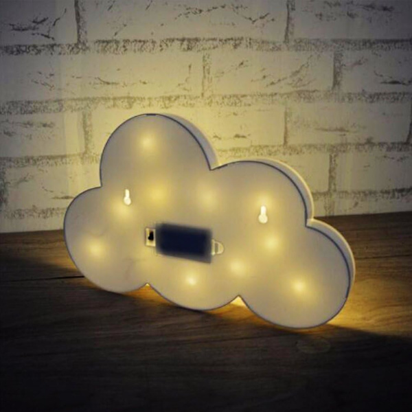 3D Sky Lampe Nattelys LED Dekorativ for Barn og Voksne, varm