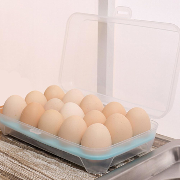 Eggboks Egg Holder Matboks Plast Egg Oppbevaring 23*15*7cm DXGHC