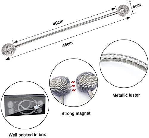 Gardinklämmor Magnetiska Gardinklämmor Magnetiska Flätade Gardinklämmor