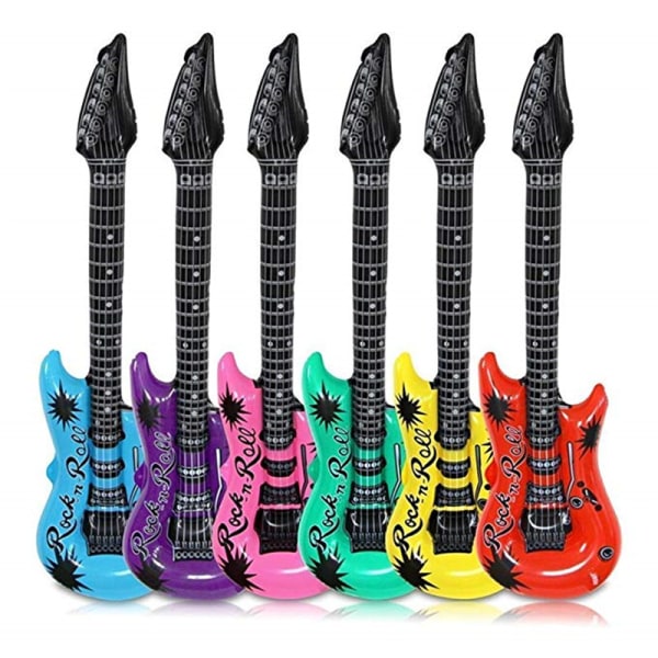 PVC oppblåsbar gitar 90cm trening tidlig utdanning foreldre-barn