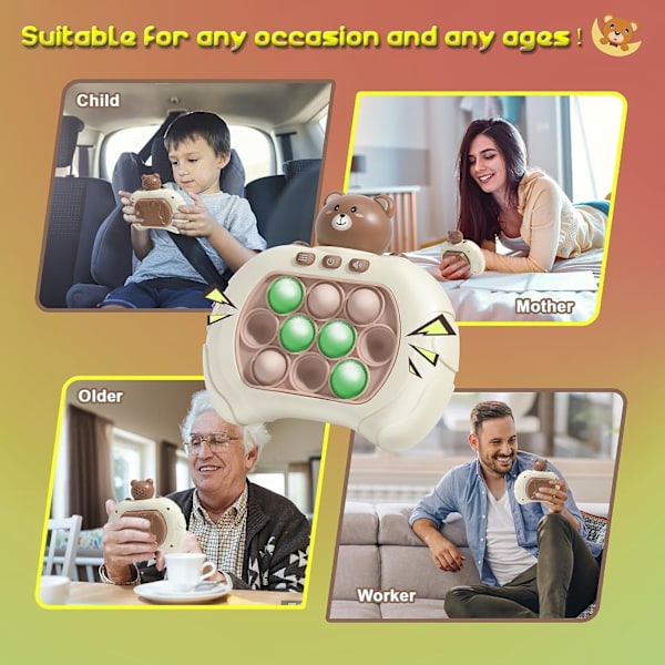 Handhållna Spel för Barn 6-12, Sensoriska Fidget Leksaker för Barn 8-12