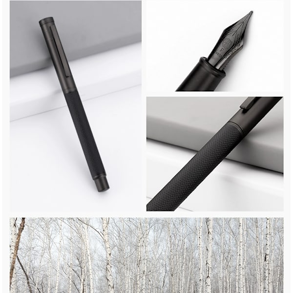 1 stk. (0,5 mm spids) Mat Pen med Ultra-fin Nib til Studerende