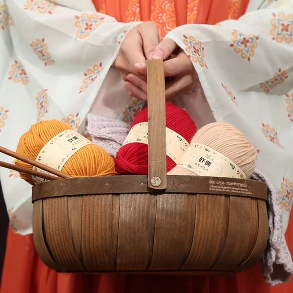 6 kpl Kammattua Puuvilla Lankaa Yarn DIY B:ltä
