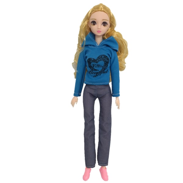 Barbie modekostym, 16 delar, 16 docktillbehör, för barn
