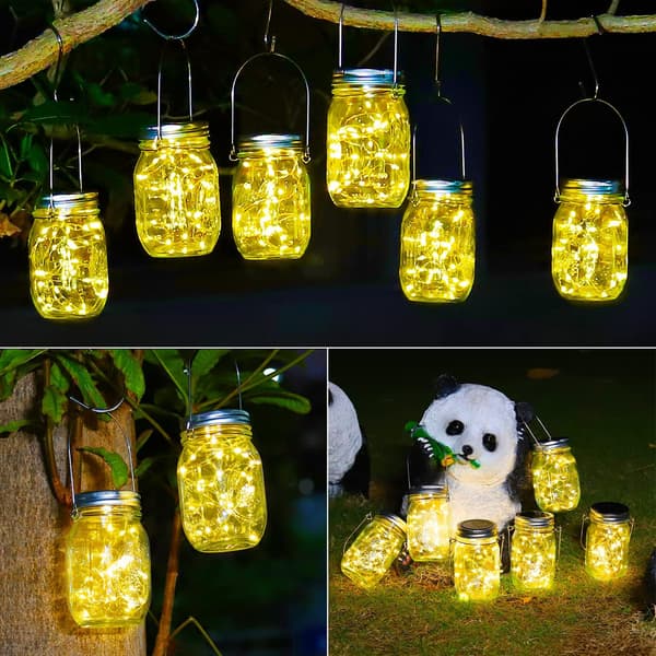 Solcellelamper Udendørs Have - 1 Stk 30 LED Vandafvisende Ip65 Gran