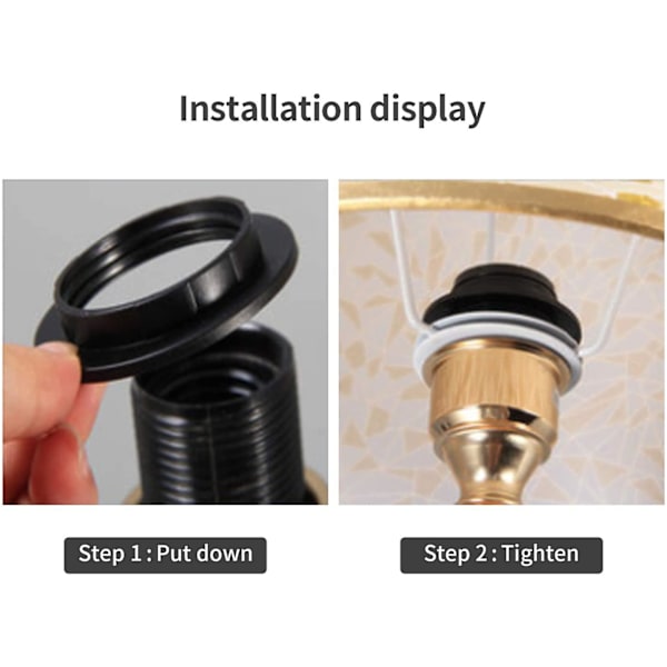 10st Lampskärm Reducer Ring E27 Converter För Lamphållare T DXGHC