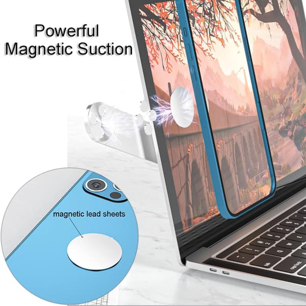 Magnetisk Laptop Stativ, Mobiltelefonholder, Universal Justerbar
