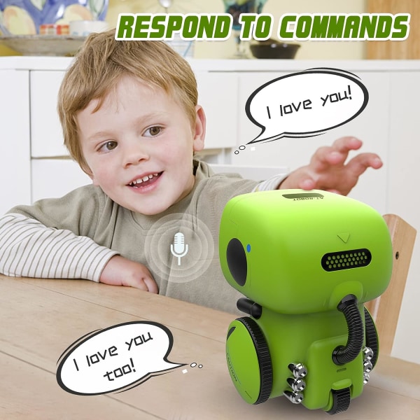 Kids Robot Toy, Interactive Smart Talking Robot med Voice Control