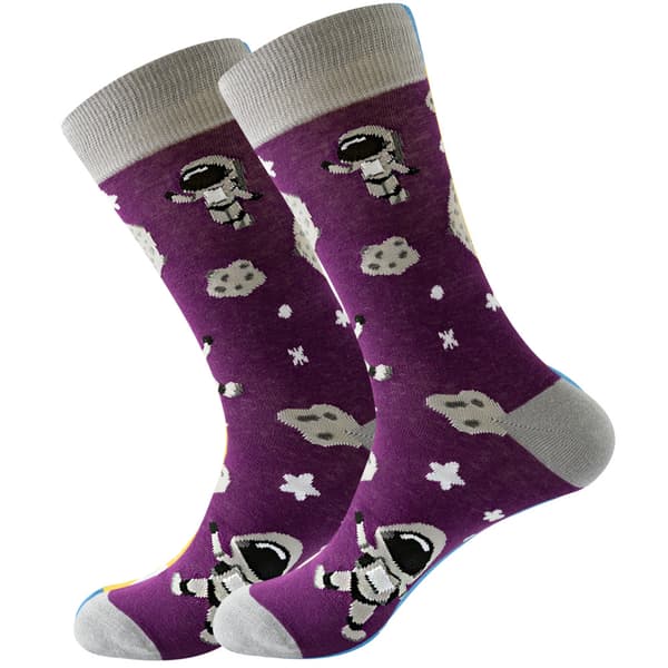Menn Fargerike Morsomme Strømper - Funky Mønster Strømper Nyhet Smart