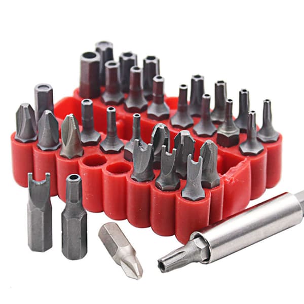 33 deler Hul Batch Head Combo Sett Skrutrekker Hex Batch He