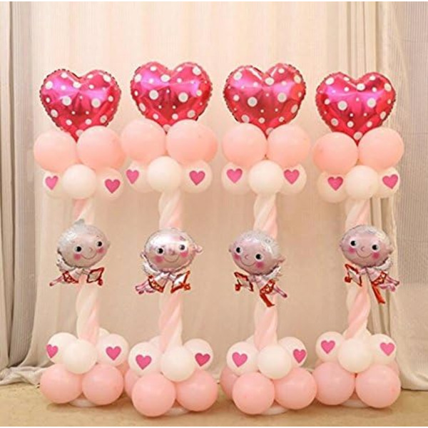 150 Dekorative Ballonringe Ballonbue Praktisk Klipsforbindelse