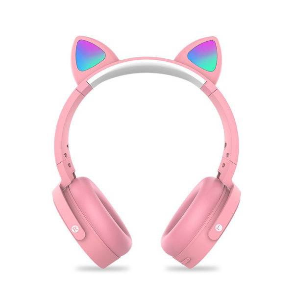 Blå Katteøre Hovedbånd Trådløst Bluetooth Headset DXGHC