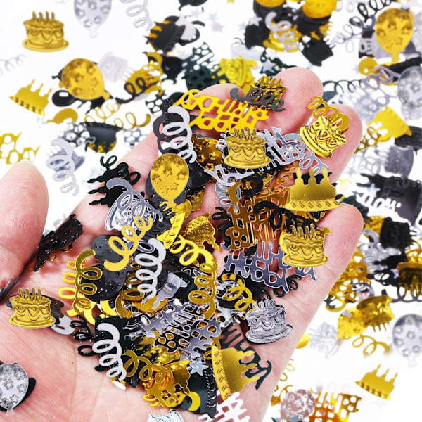 6000 kpl Onnea Syntymäpäiväksi Värillinen Paperi Syntymäkakku Colo