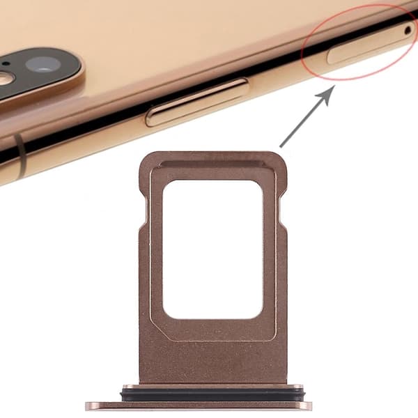 Dubbel simkortsfack för Iphone Xs Max (dubbelt simkort) DXGHC
