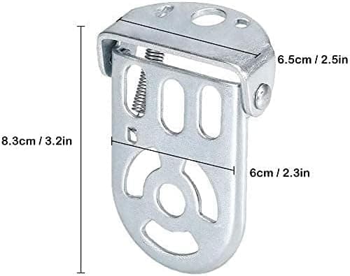 Foldbar Cykel Bagerste Pedal, 1 Par Metal Foldbare Børnefodstøtter, Bik