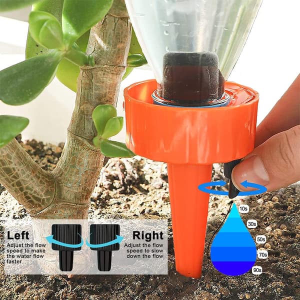 6-pack Bevattningssystem med dropp, Automatisk växtbevattningsdispenser