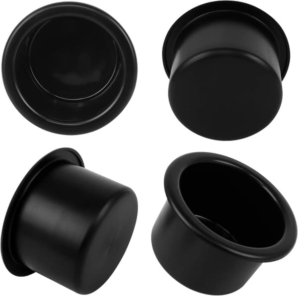 4 stk Plastkoppholder, Drikkkoppholder Universal Svart Kopp DXGHC