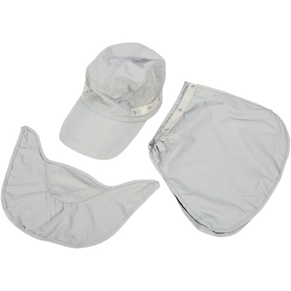 Avtagbar Solskyddsmössa 3 i 1 Helansiktskeps Anti-UV Helansiktskeps