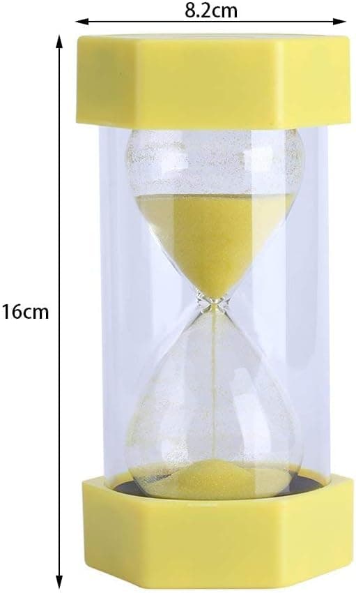 Tidsglas med Farverigt Tidsglas med Timer 10 Minutters Tidsglas Timer