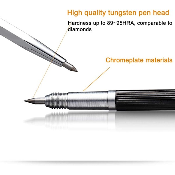 Dobbelt hode Tungsten Caride Tip Skribent, Versjon Dobbelt hode Eng