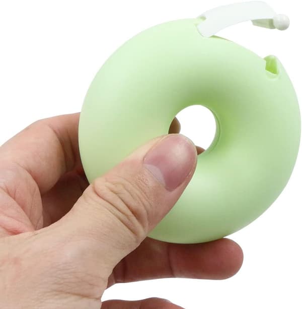 Tejpdispenser, Tejpdispenser med 1 Rulle Mini Tejp (Blå)