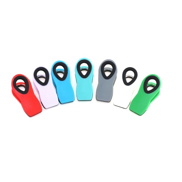 Chipclips, magnetiska clips, 7-pack, påsklämmor, matpåsklämmor, ma