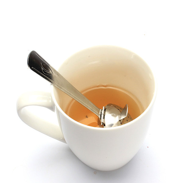 5 stk. rustfrit stål te-infuser, 14 x 3,7 x 3 cm