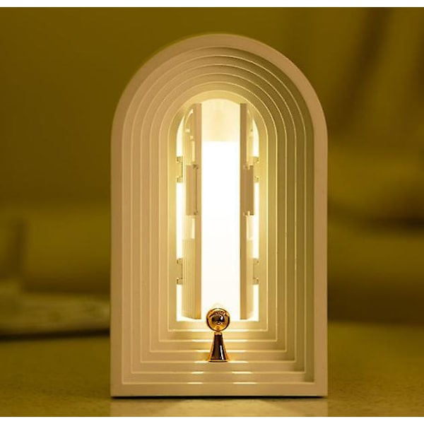 Nordisk Høytalerlampe med USB-lading, Kreativ Gave, Stemningsfull Nattlampe