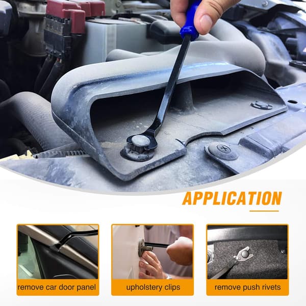 Auto Trim Removal Tool Kit - Repfria verktygssats för bilpaneler och ljudsystem - 5 delar