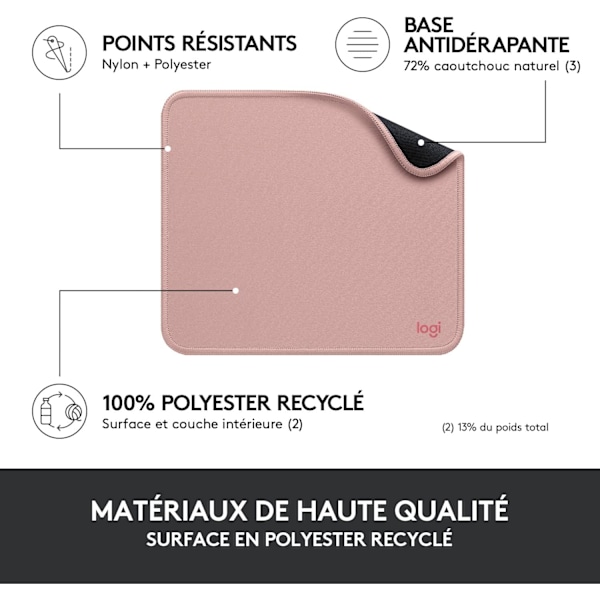 Musematte, Datamusmatte, Sklisikker Gummisåle, Lett Glide