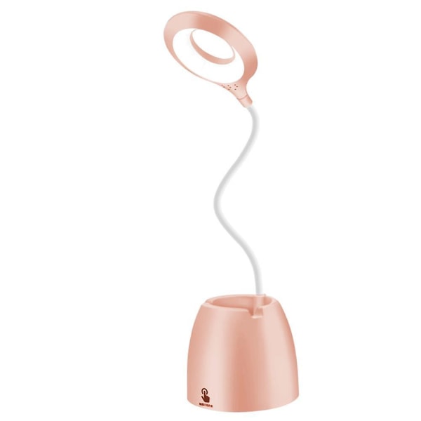 Skrivebordslamper til hjemmekontor, oppladbare LED-skrivebordslamper med USB-C