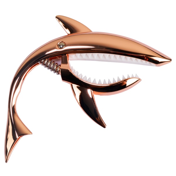 Gitar klips i sinklegering, hai-formet gitarramme, for akustisk gitar