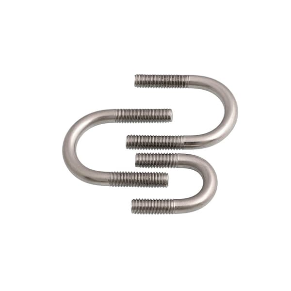U-bolt feste M6 rustfritt stål 304 for 16 mm rørdiameter 5 stk