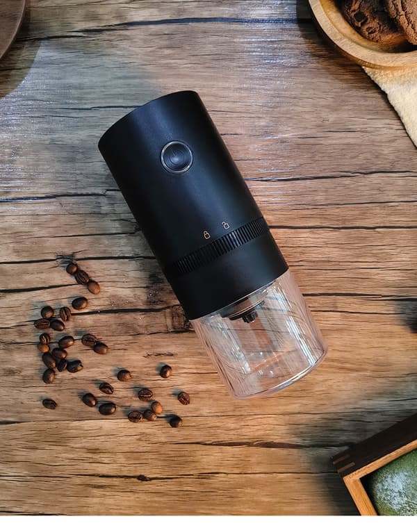 Bærbar Elektrisk Kaffe Grinder USB Genopladelig Kaffe Grinder