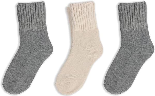 3 par Boot Sokker til Kvinder Vinter Solid Tyk Varme Sokker Co DXGHC