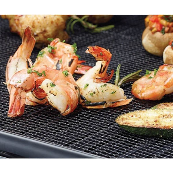 Grillausritilä, Uusiokäyttöinen ja Leikattava Tarttumaton Grillausmatto