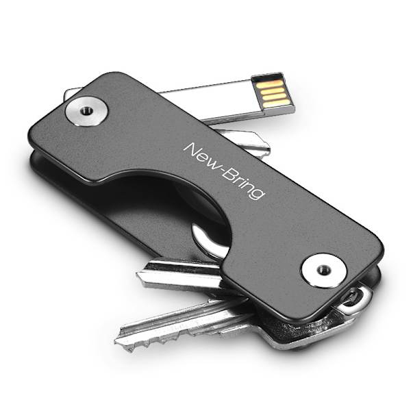 Nyckelhållare Smart Kompakt Metall Keybar (Svart)