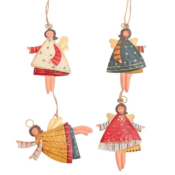 8-delt 11 * 7,5 cm, linjelengde 10 cm julepynt kreativ