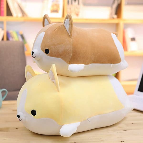 Plush Hundkudde, Söt Bakdel Fylld Djurleksak Present till Säng, Va