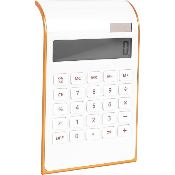 Kalkulator, elegant og slank design, kontor-/hjemelektronikk, D DXGHC
