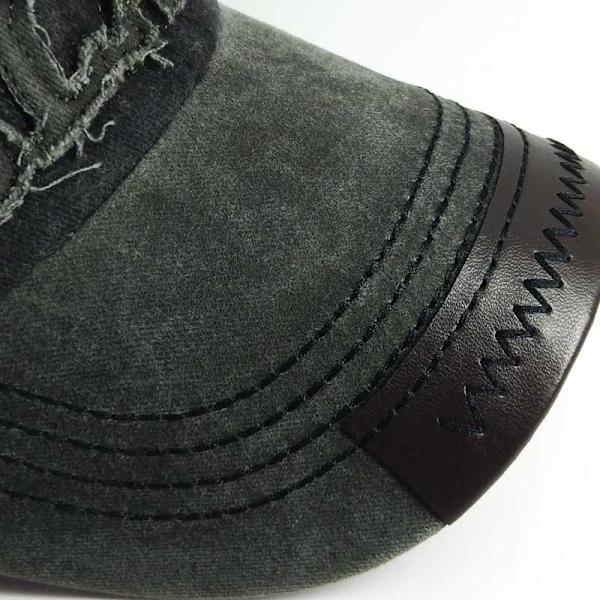 Original sort broderet baseballkasket bomuld and duck tongue hat ou