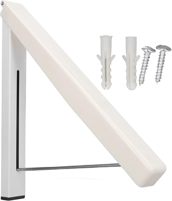 Fällbar väggmonterad klädställning, Aluminium Retraktil Vägghängd