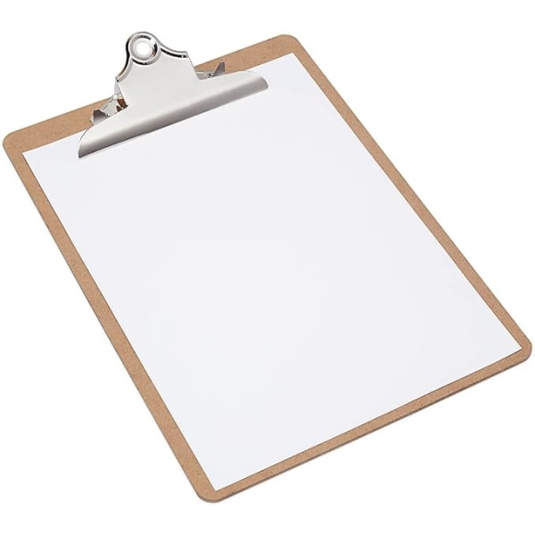 Clipboard, Notepad, A4, Portrait Format, Cardboard, Recyclable, V