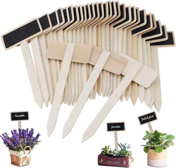 Mini Træ-Tavle Plante Etiketter til Have