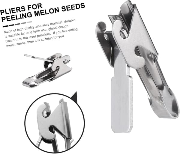 2 stk Melon Tang Melonfrøverktøy Nøtteknekker Mini Nøtteskall DXGHC