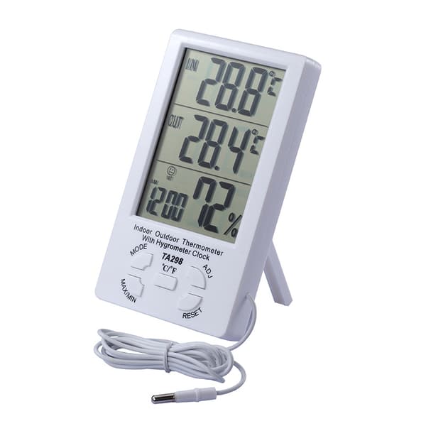Termo-hygrometer Termometer Digital LCD Hygrometer Innendørs Utendørs