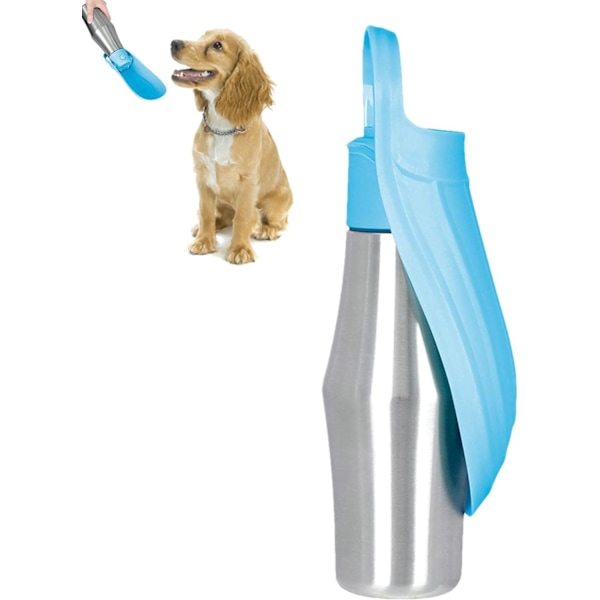 Bærbar Vandflaske til Hunde, 750ML Vandflaske til Hundeluftning, Do DXGHC
